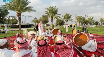 550 ألف زائر وزائرة لفعاليات أمانة حائل خلال أيام عيد الفطر