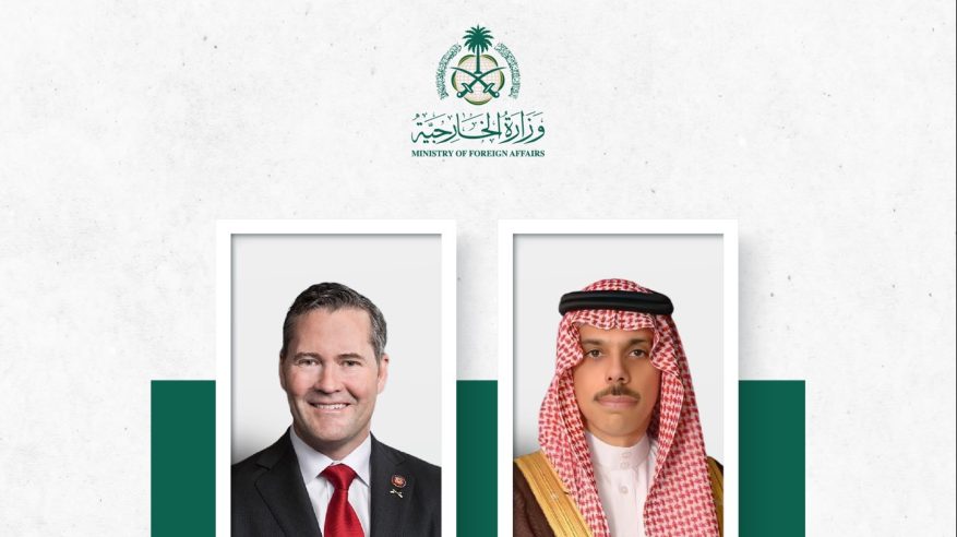 فيصل بن فرحان يستعرض التعاون المشترك مع مستشار الأمن القومي الأمريكي