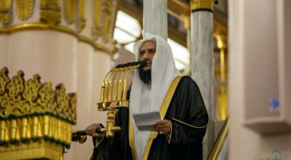 إمام المسجد النبوي خالد المهنا: من أصول أسباب الثبات على الدين اتباع الرسول والحذر من الأهواء المُضلة
