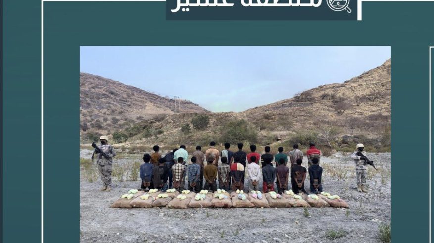 القبض على 24 مخالفًا لتهريبهم 480 كيلو قات في عسير