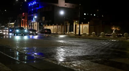 أمطار ورياح على القريات وطبرجل في الجوف