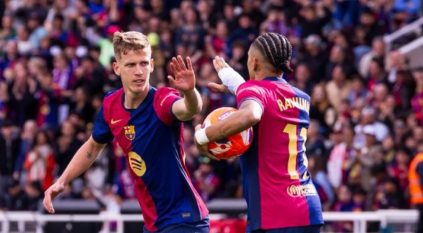 برشلونة يخطف فوزًا قاتلًا من سيلتا فيغو