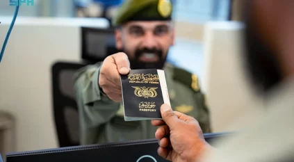جوازات منفذ الوديعة تستقبل أولى رحلات حجاج اليمن