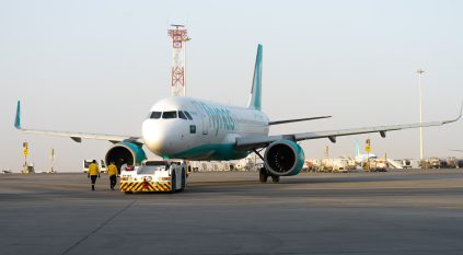طيران ناس يتسلم رابع طائرة جديدة في 2025 من طراز A320neo
