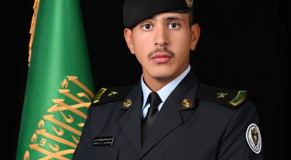 خالد بن عبدالله الحربي يحتفل بتخرجه من كلية الملك فهد الأمنية برتبة ملازم
