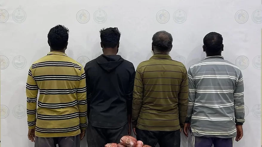 ضبط 4 مقيمين لممارستهم صيد الأسماك في منطقة محظورة