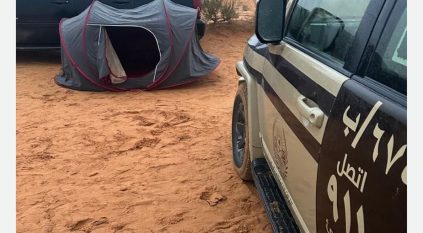 ضبط مواطن ارتكب مخالفة التخييم في محمية الملك عبدالعزيز