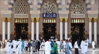 أبواب المسجد النبوي تصاميم فريدة وتفاصيل معمارية تجسد الهوية الإسلامية