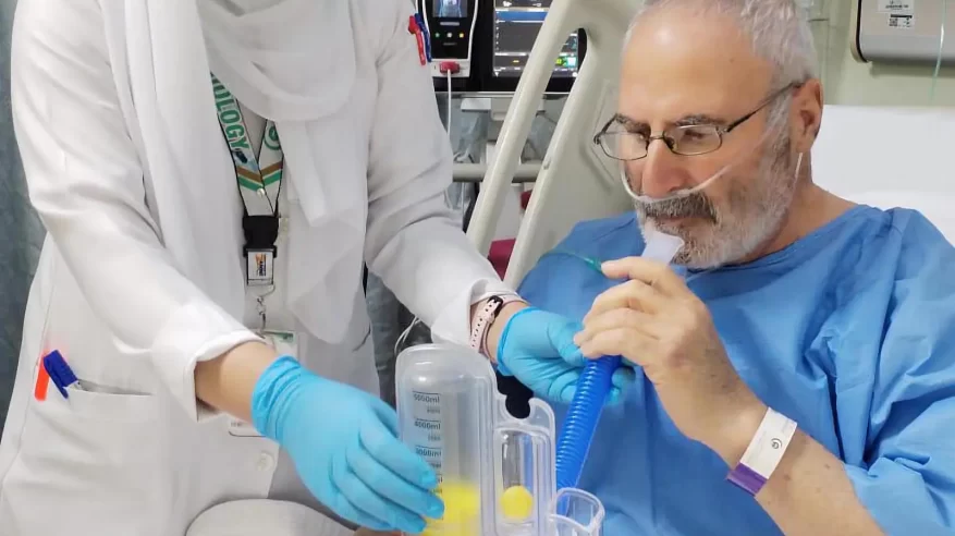 تدخل عاجل خلال الساعة الذهبية ينقذ حياة حاج إيراني بمدينة الملك عبدالله الطبية