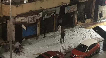 عاصفة ثلجية غير مسبوقة تضرب الإسكندرية المصرية