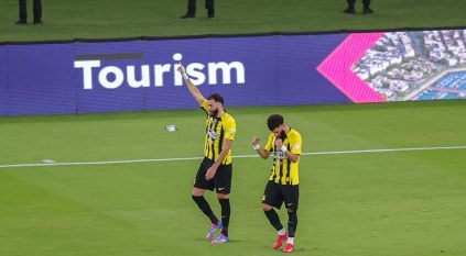 بهدف بنزيما.. الاتحاد يتفوق على الفيحاء في الشوط الأول