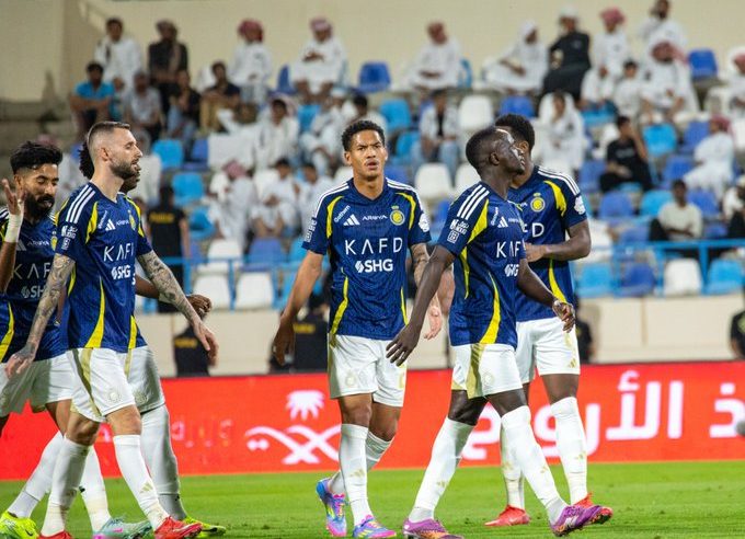 النصر يكتسح الأخدود بتسعة أهداف