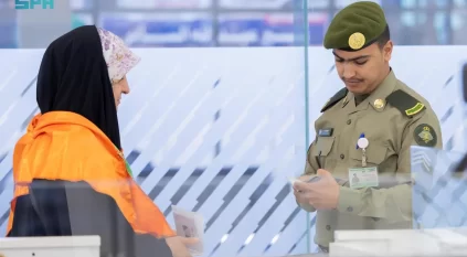 منفذ جديدة عرعر يستقبل الفوج الأول من حجاج العراق