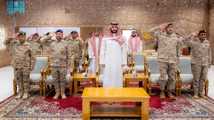 خالد بن سلمان يشهد تمرين “النخبة” في وزارة الدفاع