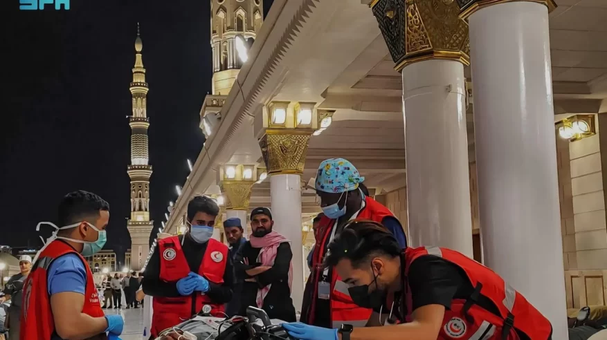 هلال المدينة المنورة يباشر 14 ألف بلاغ خلال الموسم الأول من الحج