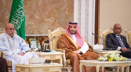 ولي العهد يقيم حفل الاستقبال السنوي لأصحاب الفخامة والدولة وكبار الشخصيات