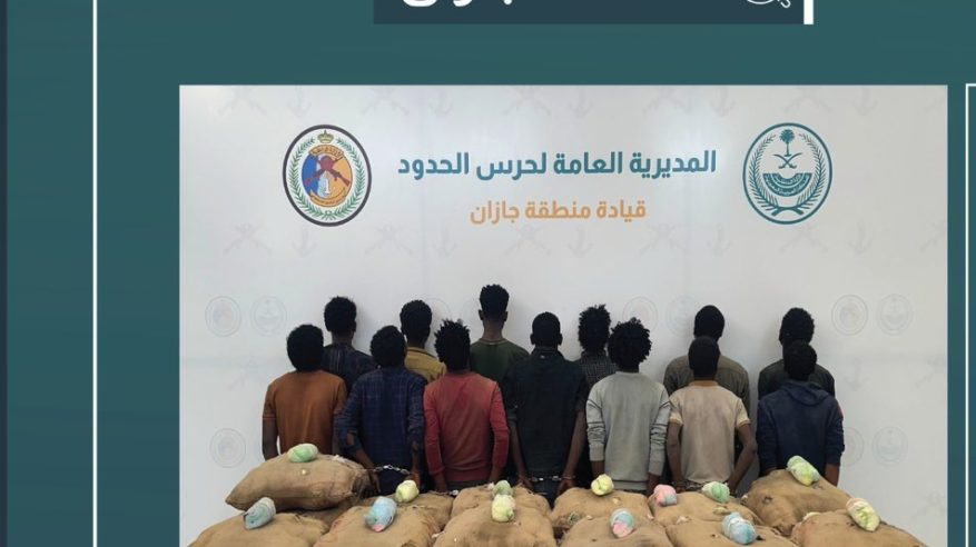 القبض على 13 مخالفًا لتهريبهم 260 كيلو قات في جازان