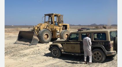ضبط مقيم استغل الرواسب في المدينة المنورة