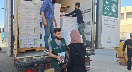 سلمان للإغاثة يوزّع 2.677 كرتون تمر في ريف دمشق