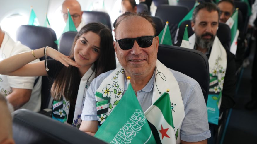 طيران ناس يحتفل بتدشين أولى رحلاته المباشرة بين الرياض ودمشق بحضور سفارتي البلدين