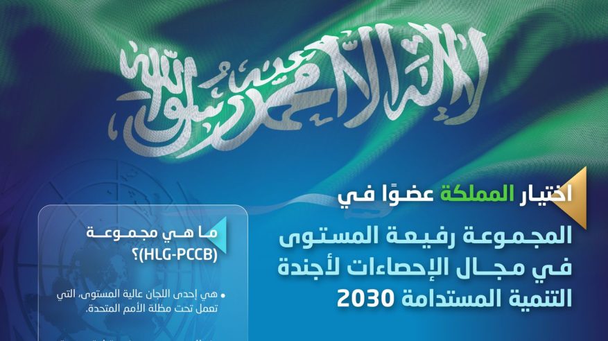 انتخاب السعودية عضوًا في المجموعة رفيعة المستوى بمجال الإحصاءات لأجندة التنمية المستدامة 2030