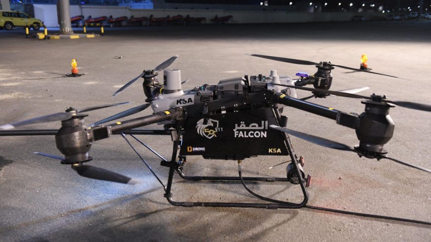 لأول مرة.. المدني بالحج يطلق الدرون صقر ضمن منظومات الإطفاء والإنقاذ