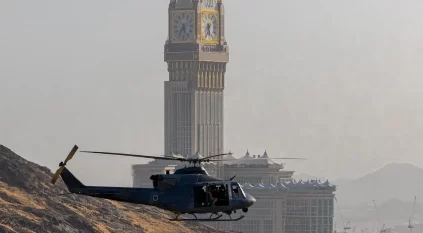 القوات الجوية تحلّق في سماء المشاعر وتراقب حركة الحجيج