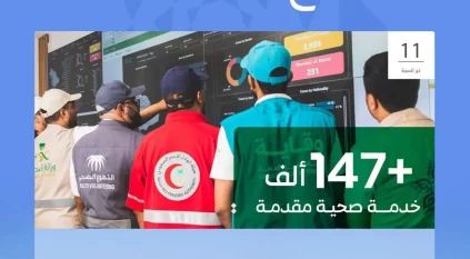 أكثر من 147 ألف خدمة صحية لضيوف الرحمن حتى 11 ذي الحجة