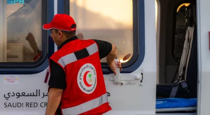 إخلاء طبي جوي لحالة طارئة في عرفات