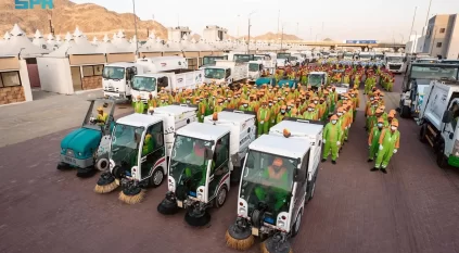 جاهزية خدمات النظافة في المشاعر المقدسة لاستقبال ضيوف الرحمن
