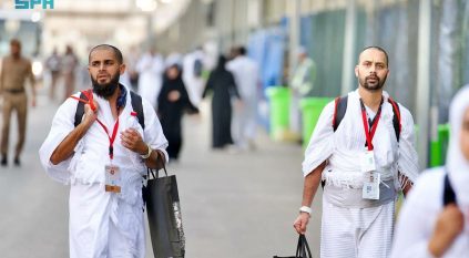 السديس يحث الحجاج على كثرة التلبية من حين الإحرام بالحج إلى الشُّروع في رمي جمرة العقبة