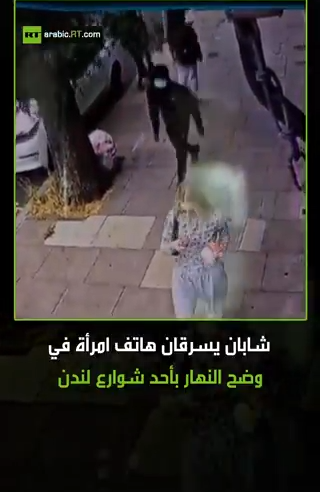 عصابات النشل تتحدى السلطات.. سرقة هاتف امرأة في وضح النهار بلندن