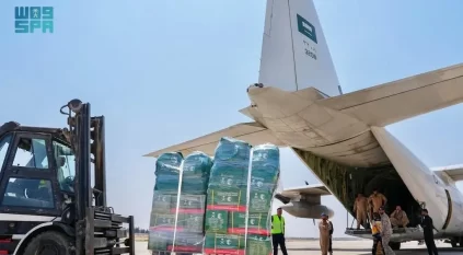 وصول أولى طلائع الجسر الجوي السعودي لمساعدة السوريين المتضررين من حرائق اللاذقية