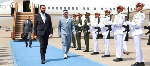 الشرع يصل الإمارات في زيارة رسمية