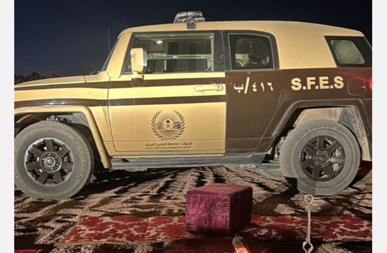 ضبط مواطن أشعل النار في أراضي الغطاء النباتي بحائل