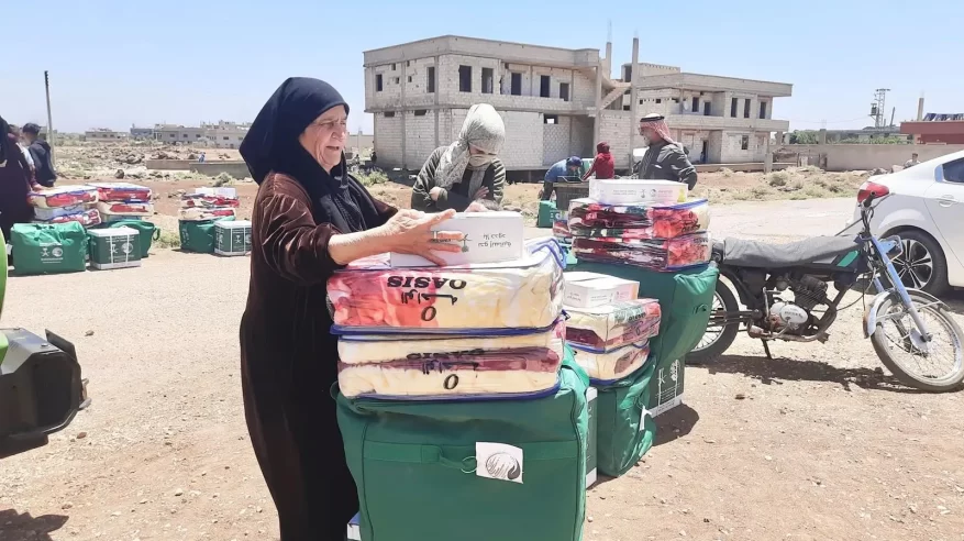 سلمان للإغاثة يواصل توزيع المساعدات الإيوائية للأسر المتضررة من حرائق اللاذقية