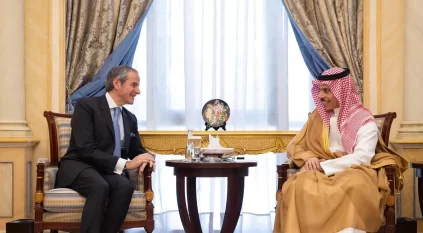 فيصل بن فرحان يبحث سبل تعزيز العمل الدولي مع مدير الوكالة الدولية للطاقة الذرية