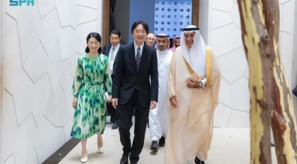 ولي عهد اليابان وحَرَمه يزوران جناح السعودية في إكسبو 2025 أوساكا