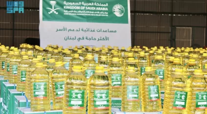 سلمان للإغاثة يوزّع 2814 سلة غذائية في مرجعيون بلبنان