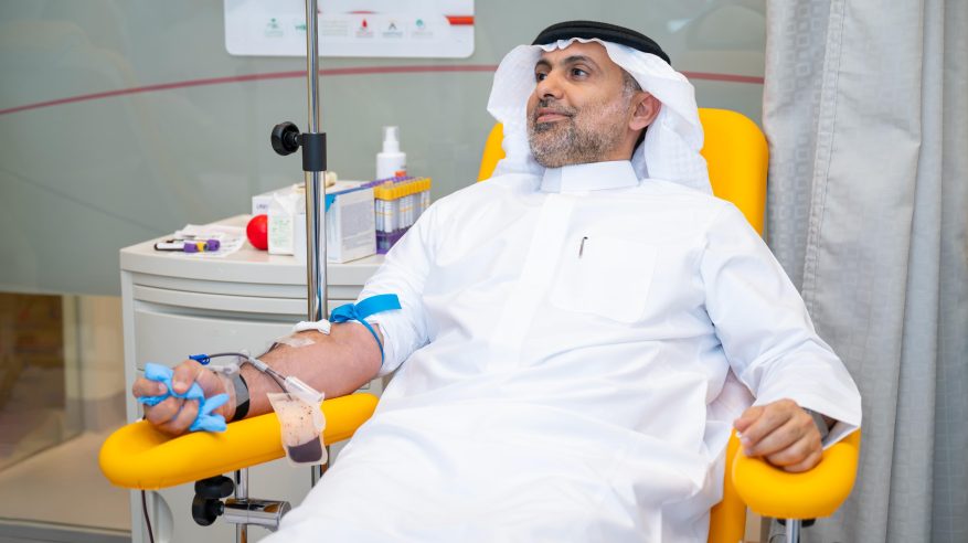 الجلاجل يشارك في الحملة الوطنية السنوية للتبرع بالدم