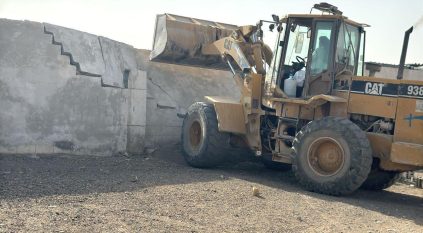 بتوجيهات نائب أمير الرياض.. إزالة سوق الإبل في الحائر
