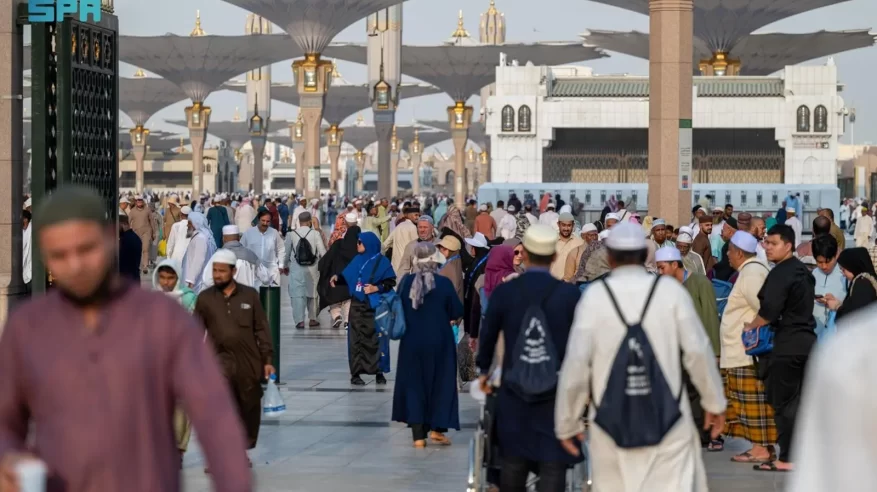 موسم العمرة يشهد تدفقًا متزايدًا للمعتمرين والقاصدين للمدينة المنورة