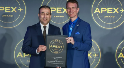 طيران ناس يحصل على تصنيف 4 نجوم من APEX كأعلى تصنيف لشركات الطيران الاقتصادي