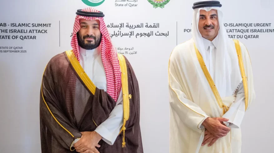 محمد بن سلمان يصل الدوحة لترؤس وفد السعودية بالقمة العربية الإسلامية الطارئة