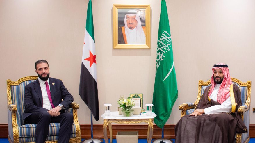 ولي العهد يلتقي الرئيس السوري