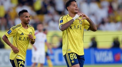 النصر يسحق استقلال دوشنبه الطاجيكي بخماسية نظيفة