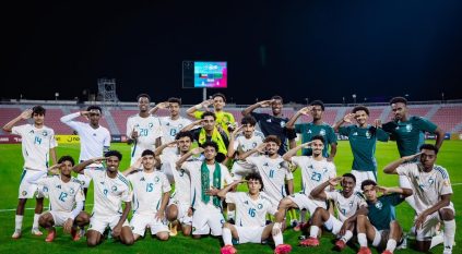 الأخضر تحت 17 عامًا يفوز على الكويت ويتأهل لنصف نهائي كأس الخليج