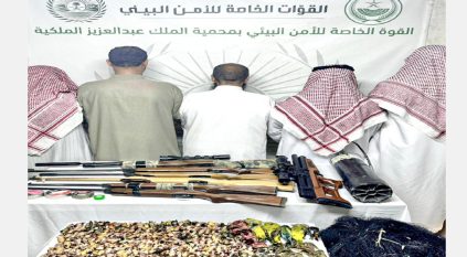 القبض على 5 مخالفين للصيد في أماكن محظورة بمحمية الملك عبدالعزيز