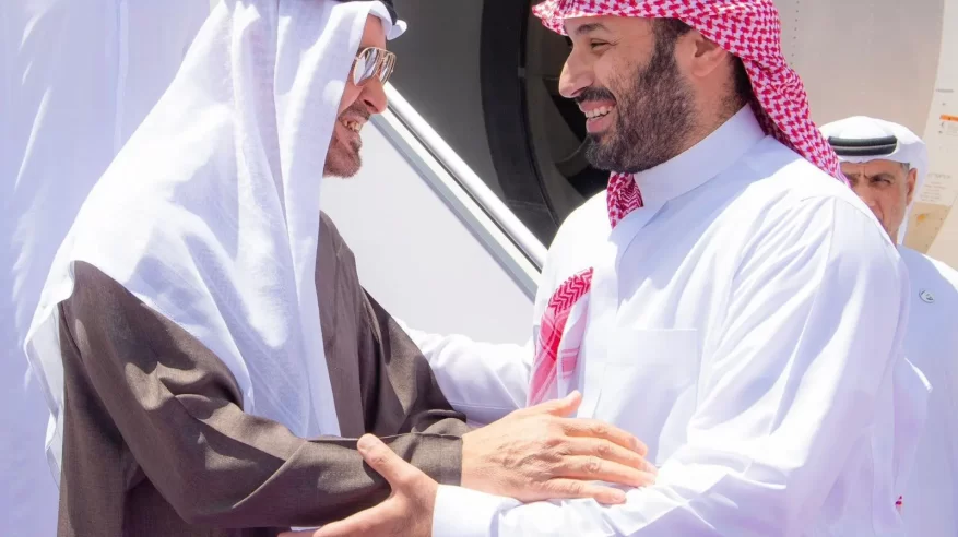 محمد بن زايد يصل الرياض وولي العهد في مقدمة مستقبليه