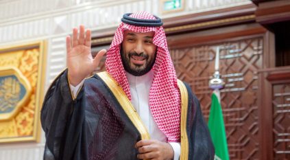 لقطات من وصول ولي العهد إلى مقر مجلس الشورى